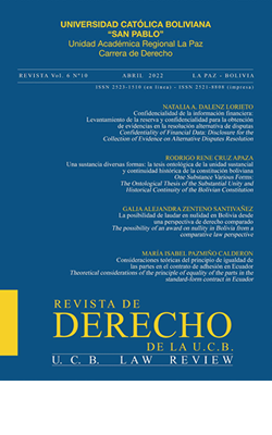 Revista de Derecho de la UCB